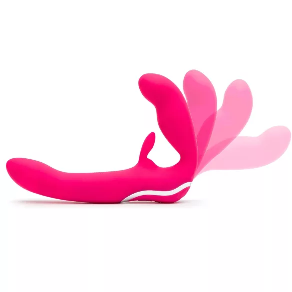 Happyrabbit - strapless strap-on vibrator - vibrator rosa