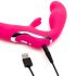 Happyrabbit Strapless - påspänningsbar vibrator (rosa)