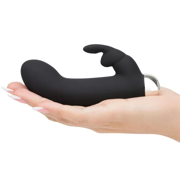 Femtio nyanser av mörker Greedy Girl - rabbit G-punktsvibrator (svart)