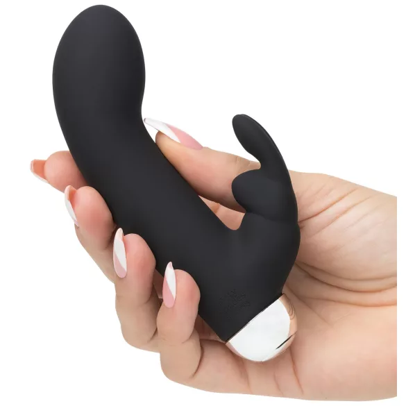 Femtio nyanser av mörker Greedy Girl - rabbit G-punktsvibrator (svart)