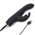 Greedy Girl Grånyanser - laddningsbar vibrator (svart)