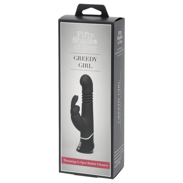 Greedy Girl svarta vibrator - Gråa nyanser av passion