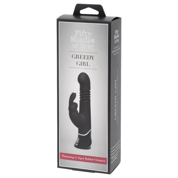 Fifty Shades of Grey - rabbitvibrator - kraftfull stimulans - svart