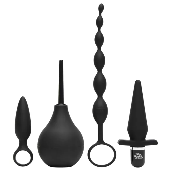 Fifty Shades of Grey - analset 4-i-1 - svart