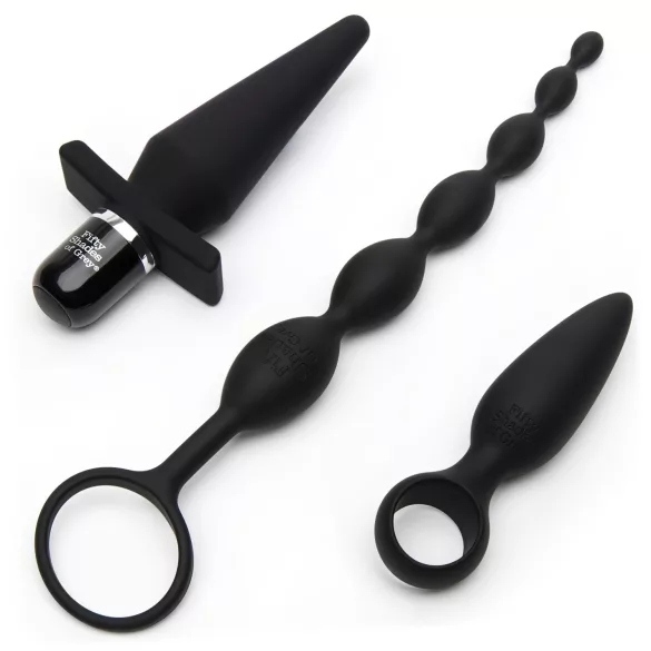 Fifty Shades of Grey - analset 4-i-1 - svart
