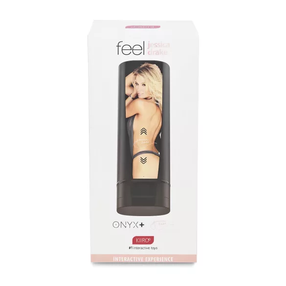 Kiiroo Onyx+ Jessica Drake - interaktiv masturbator - svart