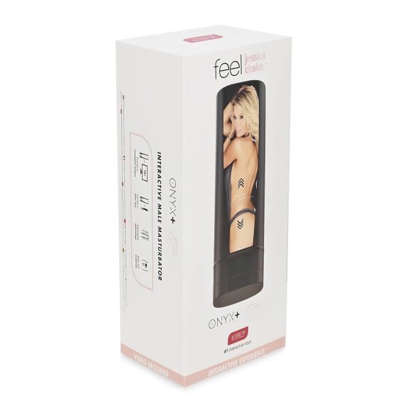 Kiiroo Onyx+ Jessica Drake - interaktiv masturbator - svart