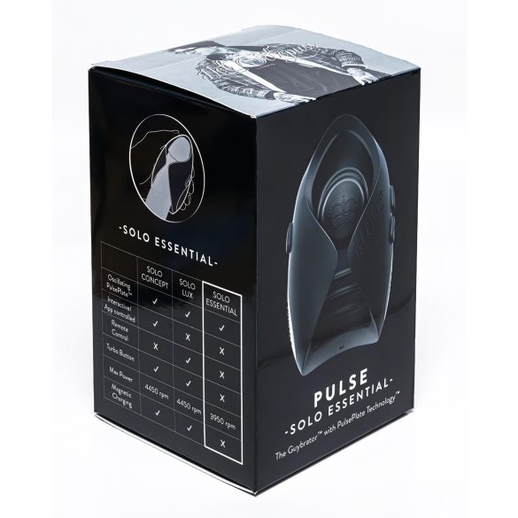 Hot Octopuss - masturbator för män - uppladdningsbar - svart