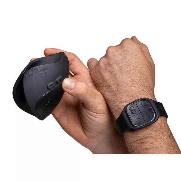 Hot Octopuss - masturbator för män - fjärrstyrd - svart