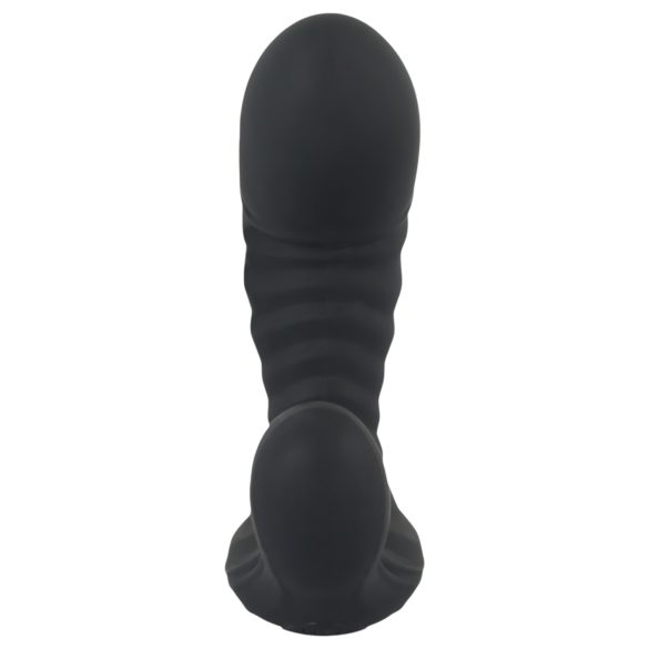 You2Toys - uppblåsbar vibrator med fjärrkontroll - svart