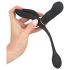 GoGasm Lyst & Kittling - uppladdningsbar trippel vibrator (svart)