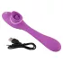 You2Toys - vibrator med två funktioner - uppladdningsbar 2i1 - lila