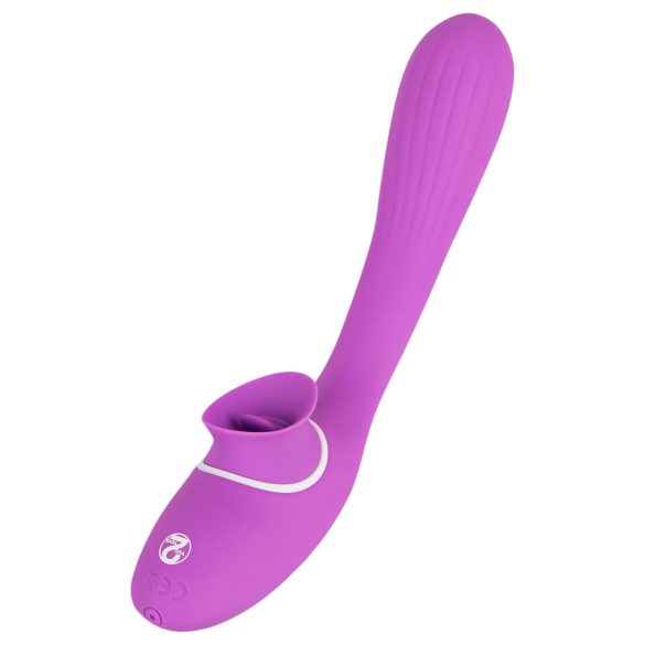 You2Toys - vibrator med två funktioner - uppladdningsbar 2i1 - lila