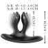XOUXOU - laddningsbar dubbel analvibrator (svart)