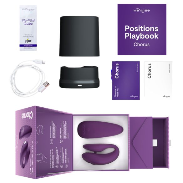We-Vibe Chorus - uppladdningsbar, smart parvibrator (lila)