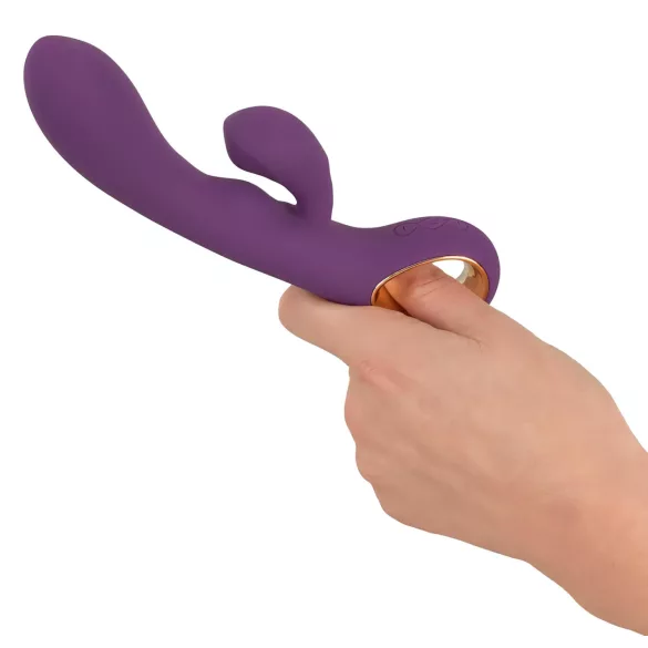 You2Toys - rabbitvibrator med klitorisstimulans - uppladdningsbar - lila