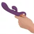 You2Toys - rabbitvibrator med klitorisstimulans - uppladdningsbar - lila