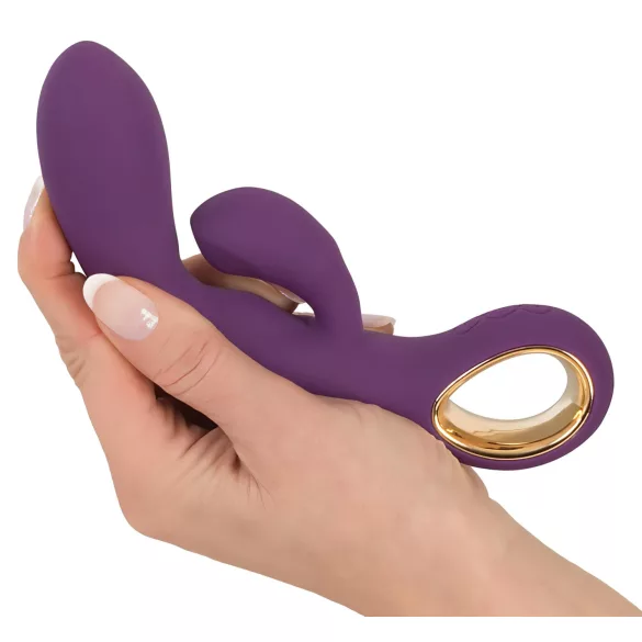 You2Toys - rabbitvibrator med klitorisstimulans - uppladdningsbar - lila