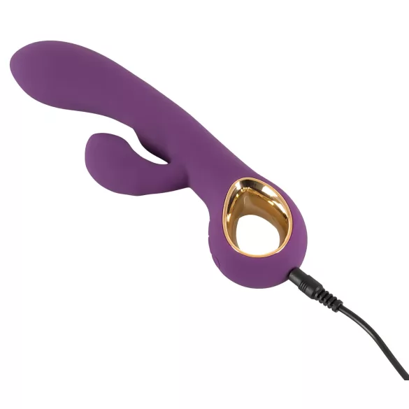 You2Toys - rabbitvibrator med klitorisstimulans - uppladdningsbar - lila