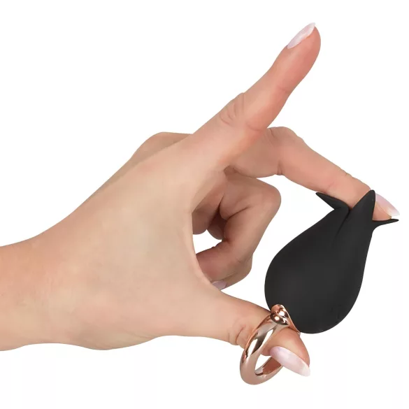 Belou - klitorisstimulator vibrator uppladdningsbar vattentät silikon svart