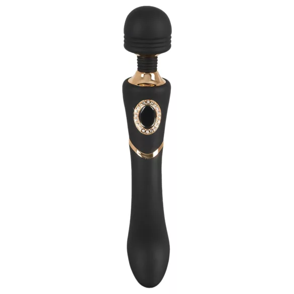 Cleopatra Wand - massagevibrator uppladdningsbar vattentät svart