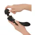 Cleopatra Wand - massagevibrator uppladdningsbar vattentät svart
