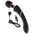 Cleopatra Wand - massagevibrator uppladdningsbar vattentät svart