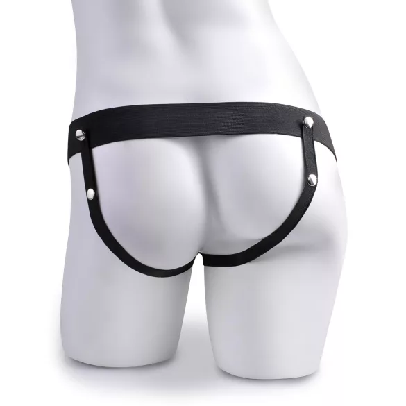 Pipedream - Fetish Strap-On 6 - ihålig strap-on‑vibrator (naturfärgad)