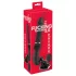 You2Toys - stötande vibrator med fjärrkontroll - uppladdningsbar - svart