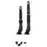 You2Toys - stötande vibrator med fjärrkontroll - uppladdningsbar - svart