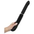 You2Toys - stötande vibrator med fjärrkontroll - uppladdningsbar - svart