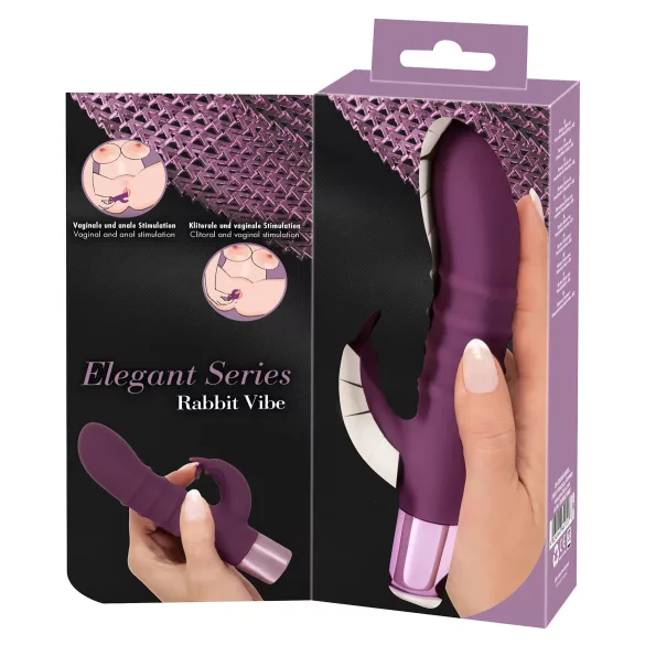 You2Toys - Rabbit Vibe - uppladdningsbar G-punktsvibrator med klitorisklitorisarm (lila)