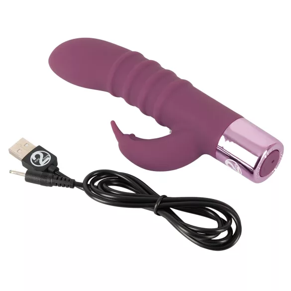You2Toys - Rabbit Vibe - uppladdningsbar G-punktsvibrator med klitorisklitorisarm (lila)