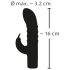 Rabbit Vibe - laddningsbar G-punktvibrator med klitoriskarm (lila)