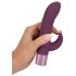 Rabbit Vibe - laddningsbar G-punktvibrator med klitoriskarm (lila)