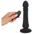 Black Velvets - uppladdningsbar anal vibrator med stötfunktion - svart