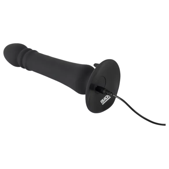 Black Velvets - uppladdningsbar anal vibrator med stötfunktion - svart