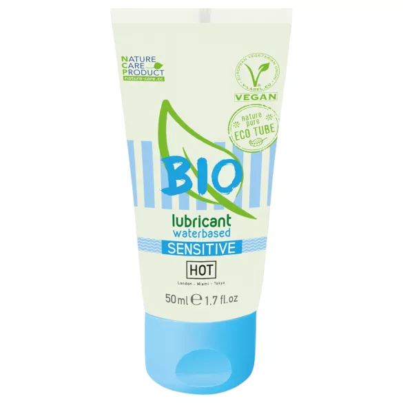 HOT Bio Sensitive - vegansk vattenbaserad glidmedel - 50ml