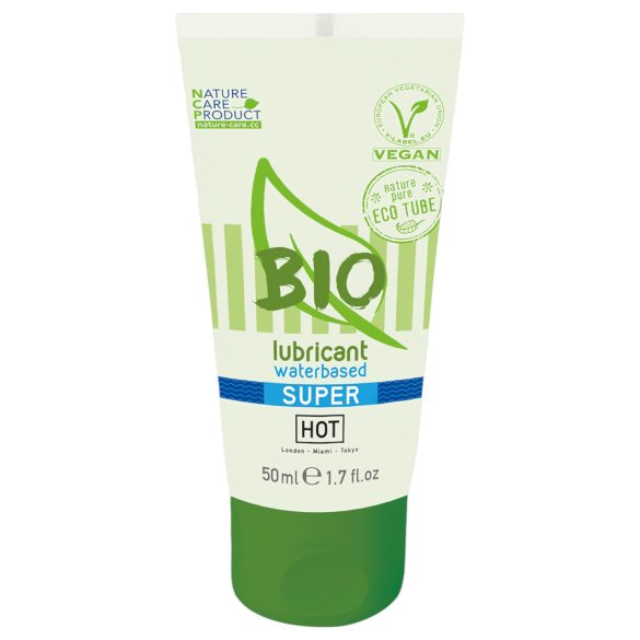 HOT Bio Super - Vegansk Vattenbaserad Glidmedel (50 ml)