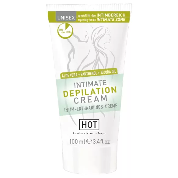 HOT Intimate - intim hårborttagningskräm med spatel - 100ml