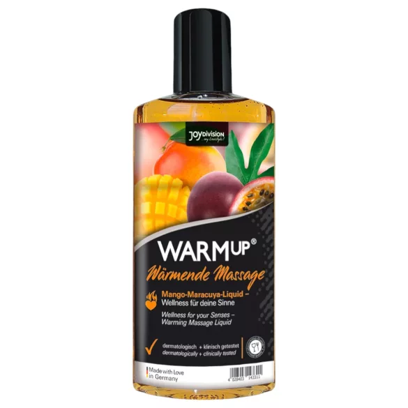 JoyDivision - värmande massageolja - mango passionfrukt - 150ml