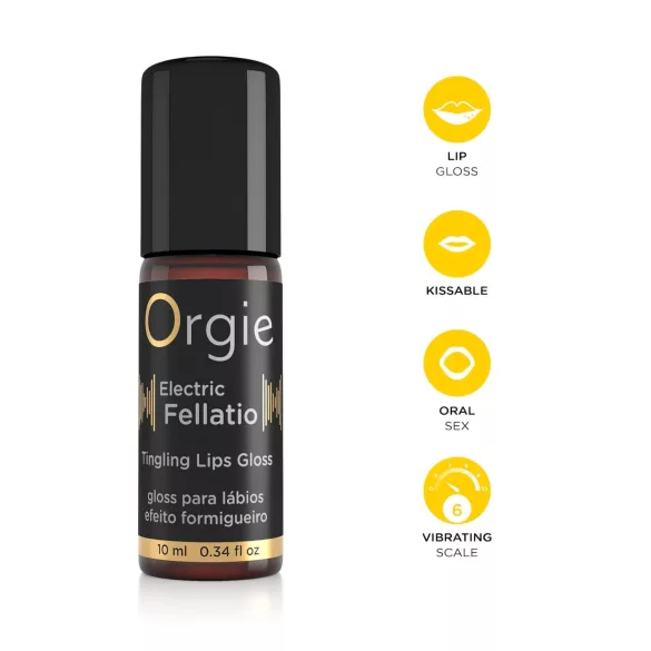 Orgie Electric Fellation - pirrande läppglans (10 ml)