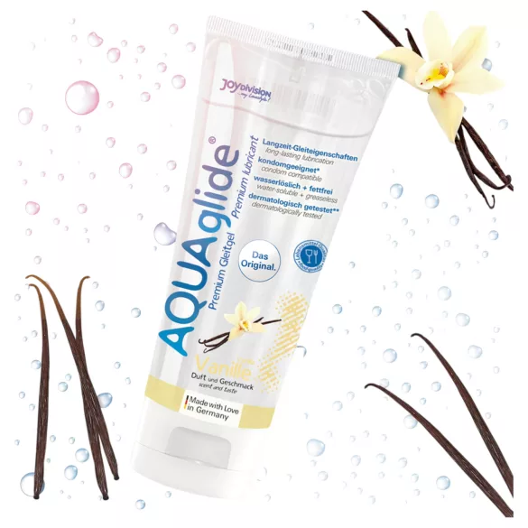 AQUAglide vattenbaserat glidmedel - vanilj (100ml)