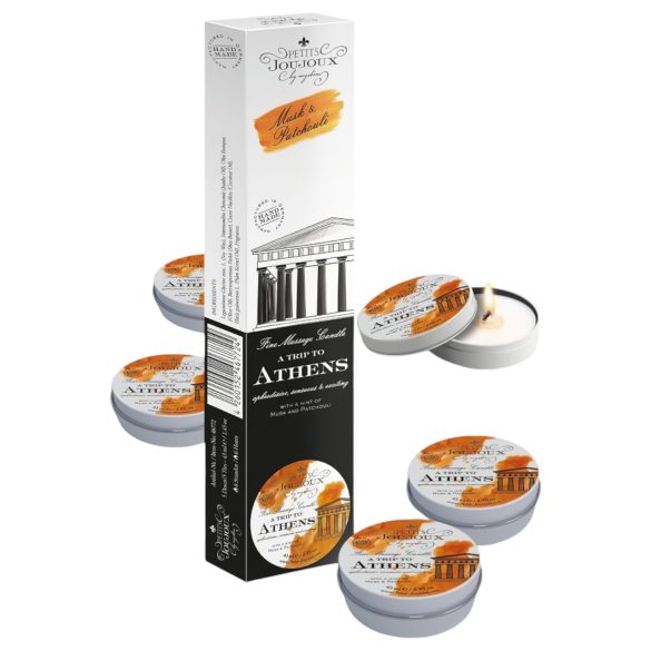 Petits Joujoux Athens - massage-ljus - myskparfym (5x43ml)