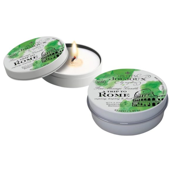 Petits Joujoux Rome - massage ljus - grapefrukt bergamott - 43ml