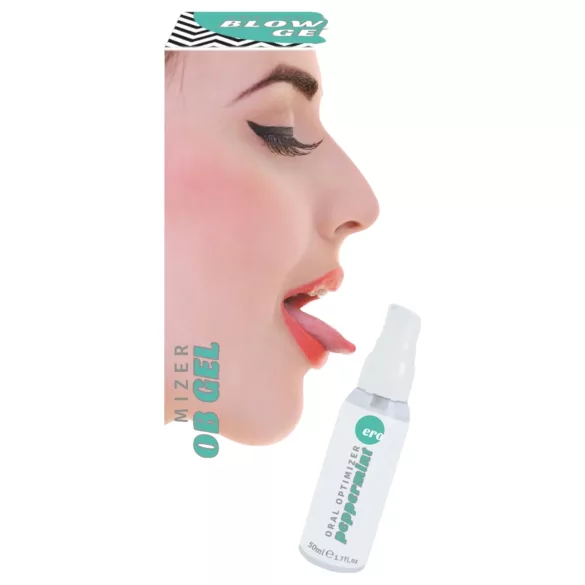 HOT - Blowjob Gel - oralsexglidmedelgel - pepparmynta (50 ml)