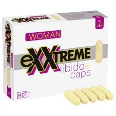   Hot exxtreme - kosttillskott för kvinnor - libido kapslar - 5 st
