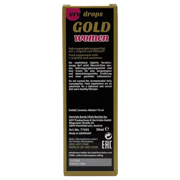 HOT Spanish Fly Gold Woman - afrodisiakum för kvinnor (30 ml)