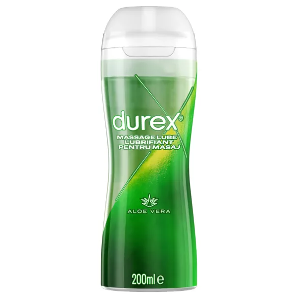 Durex 2in1 massageolja - Aloe Vera (200 ml)