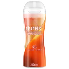 Durex 2-i-1 massageolja - Ylang Ylang (200ml)